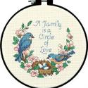 Image of Family Love Counted Cross Stitch Kit