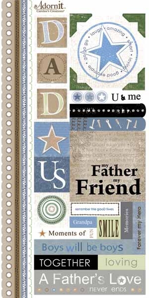 Image of Father Cardstock Stickers
