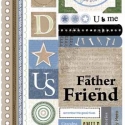Image of Father Cardstock Stickers