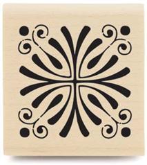 Image of Finishing Touch Wood Mounted Rubber Stamp