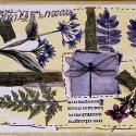 Image of Floral Collage Wood Mounted Rubber Stamp