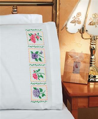 Image of Flower Patch Pillowcase Pair