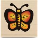 Image of Flutter By C1018 Wood Mounted Rubber Stamp