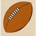 Image of Football 02 Wood Mounted Rubber Stamp