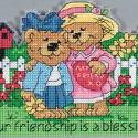 Image of Friendship Blessing Counted Cross Stitch Kit 72851