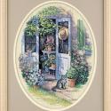 Image of Garden Door Counted Cross Stitch Kit