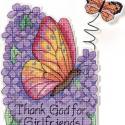 Image of Girlfriends Counted Cross Stitch Kit 72892