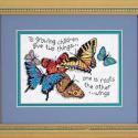 Image of Give Two Things Counted Cross Stitch Kit