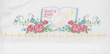 Image of God Is Love Pillowcase Pair