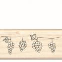 Image of Gorgeous Grapes Wood Mounted Rubber Stamp 97410
