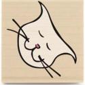 Image of Happy Kitty C1026 Wood Mounted Rubber Stamp