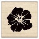 Image of Hibiscus Wood Mounted Rubber Stamp 98006