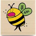 Image of Honey Bee C1036 Wood Mounted Rubber Stamp