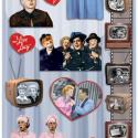 Image of I Love Lucy Cardstock Sticker Sheet