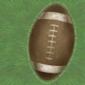 Image of Jumbo Football Scrapbook Paper