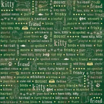 Image of Kitty Friends Scrapbook Paper