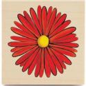 Image of Large Gerber Daisy Wood Mounted Rubber Stamp