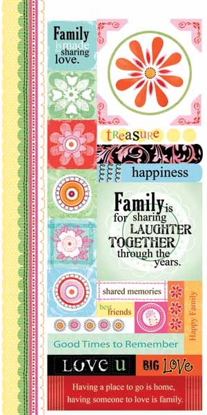 Image of Laughter Together Cardstock Stickers