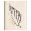 Image of Leaf Wood Mounted Rubber Stamp 97107