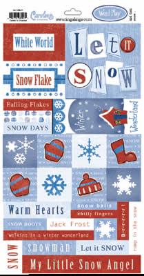 Image of Let it Snow Cardstock Sticker Sheet