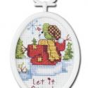 Image of Let It Snow Counted Cross Stitch Kit