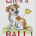 Image of Life's A Ball Counted Cross Stitch Kit
