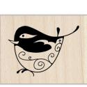 Image of Little Bird Wood Mounted Rubber Stamp 97491