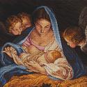 Image of Madonna and Angels Counted Cross Stitch Kit 023-0530