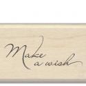 Image of Make a Wish Wood Mounted Rubber Stamp 97223