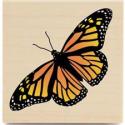Image of Monarch Butterfly Wood Mounted Rubber Stamp