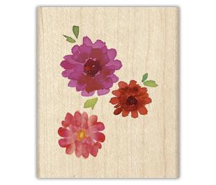 Image of Mum Trio Wood Mounted Rubber Stamp 97803
