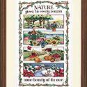 Image of Nature Gives Counted Cross Stitch Kit