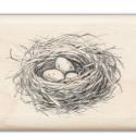 Image of Nest Wood Mounted Rubber Stamp 97104