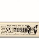 Image of No. 71810 Wood Mounted Rubber Stamp 98037