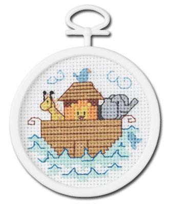 Image of Noah'S Ark Counted Cross Stitch Kit