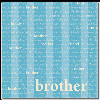 Image of Oh Brother Scrapbook Paper