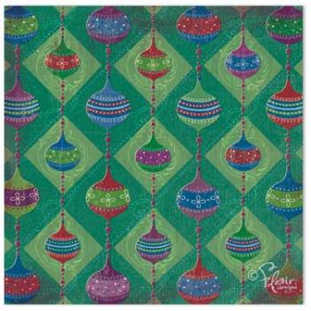 Image of Oh the Ornaments Scrapbook Paper
