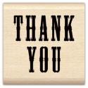 Image of Old West Thank You Wood Mounted Rubber Stamp 98020