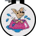 Image of Perky Puppy Counted Cross Stitch Kit