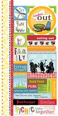 Image of Picnic Time Cardstock Sticker Sheet