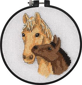 Image of Pony & Mother Needlepoint Kit