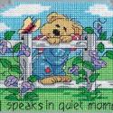 Image of Quiet Moments Counted Cross Stitch Kit 72852