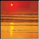 Image of Serene Sunset Scrapbook Paper