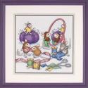 Image of Sew Busy Counted Cross Stitch Kit