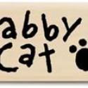 Image of Shabby Cat CR1059 Wood Mounted Rubber Stamp