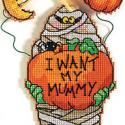 Image of Silly Mummy Whimsy Counted Cross Stitch Kit 72735