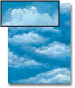 Image of Sky Clouds Scrapbook Paper