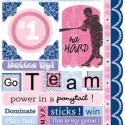 Image of Softball Attitude Cardstock Stickers