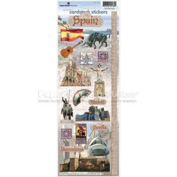 Image of Spain Cardstock Sticker Sheet