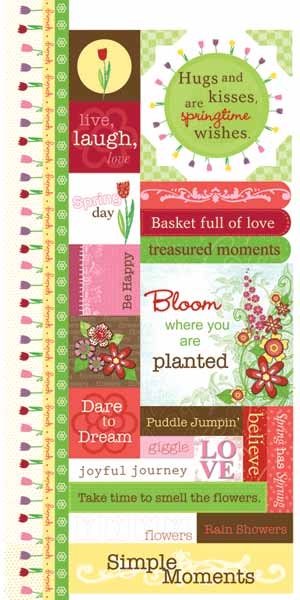 Image of Springtime Moments Cardstock Stickers